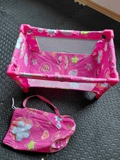 Puppen Reisebett Pink