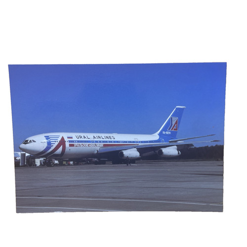 Postkarte flugzeug airline - postkarte,