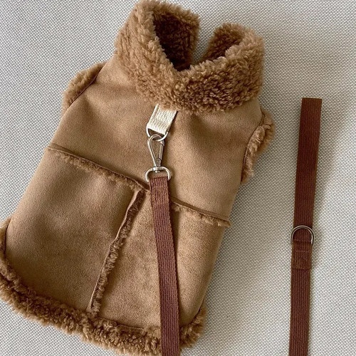 Hundeweste fleece warm winter - hundeweste,