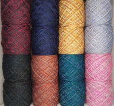 1700 gr Farbmix GARNPAKET Strickwolle Handstrickgarn Strickjacke Mantel Decke