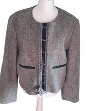 Mothwurf - Schurwolle / Kaschmir Janker für Damen | Größe: 44 | Farbe: Grau