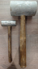 2x Vintage Aluminium Hammer