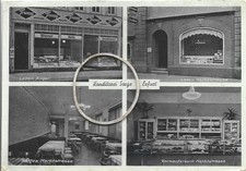 Erfurt Konditorei Sorge Marktstraße 35+ Am Anger 35, 1939