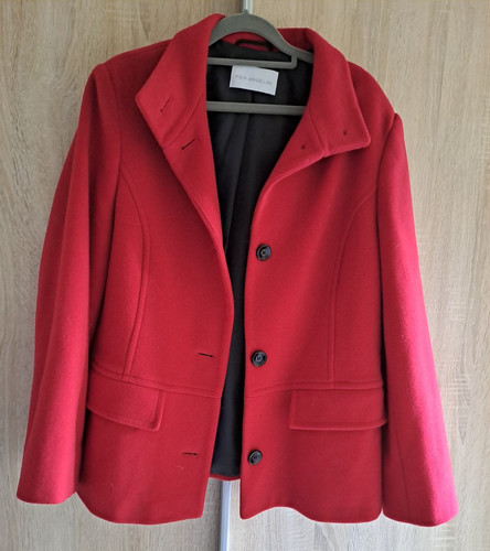 Jacke schurwolle rot - schurwolle,