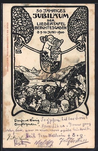 Künstler berchtesgaden - künstler-ak,
