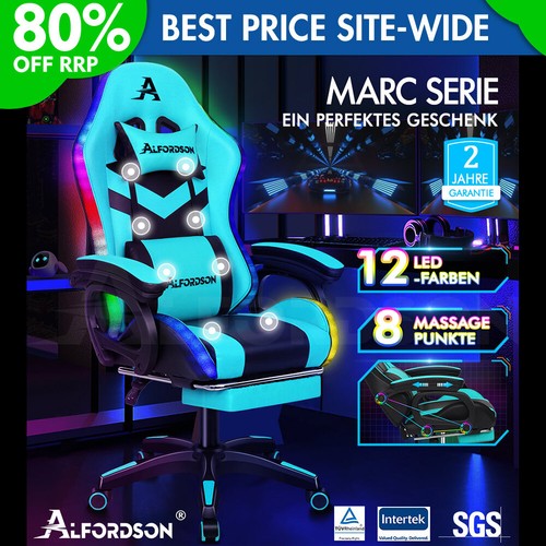 Alfordson gaming stuhl mit - alfordson,