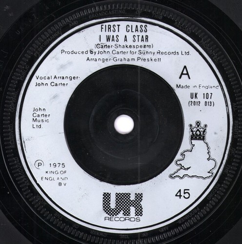 First class - first, (70's