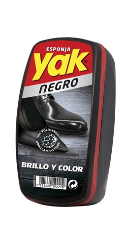 Yak schwamm schwarz glanz - yak, schwarz,