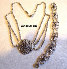 Trachtenkette  3 reihig Kropfkette + Armband aus den 50er Jahren   # 685