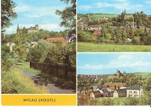 Ansichtskarte mylau - ansichtskarte,