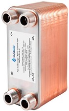 Plattenwärmetauscher Edelstahl Platten Wärmetauscher 1" SANITLINE 50 - 200 kW