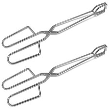 2er Set Edelstahl Grillzange