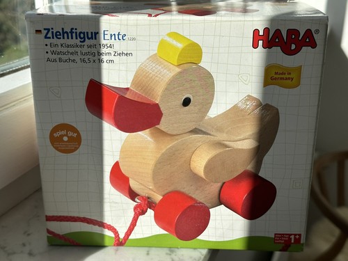 Haba ziehfigur ente holzente - ziehfigur,