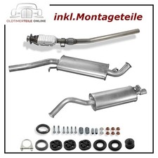 Auspuffanlage mit Kat Audi 100 / A6 (C4) 2.0 2.3 Mitteltopf Endtopf Katalysator
