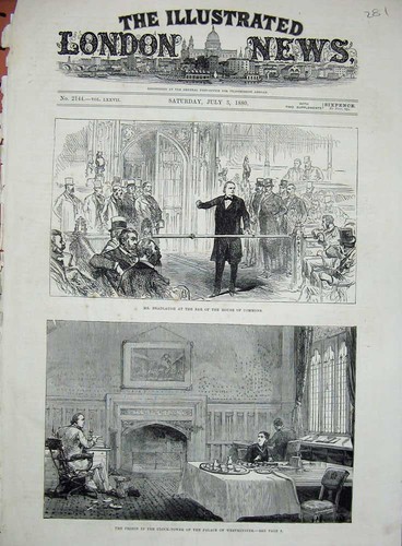Alter antiker druck 1880 - alter,