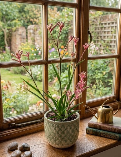 Anigozanthos känguru pfote - anigozanthos, känguru-pfote