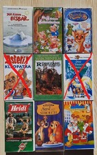 Vhs videokassetten kinderfilme - vhs,