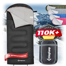 KingCamp Schlafsack XL Flanell