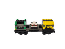 Lego® Eisenbahn Waggon 9V RC TRAIN 4512 Güterwaggon mit 3 Ladegütern ZUG