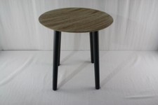 Couchtisch Kaffeetisch Beistelltisch aus Holz rund LOFT 40x40cm