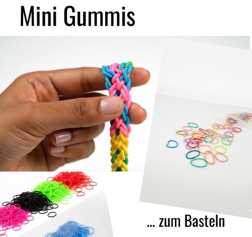Mini loom bands bänder - bands, gummi