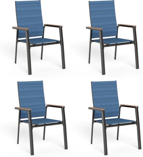 Aluminium outdoor sessel set - aluminium,