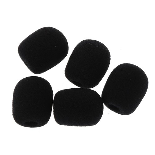 5pcs black microphone - microphone, headset