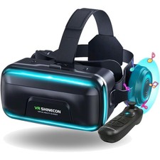VR Brille Handy Virtual Reality 3D Bluetooth Fernbedienung Smartphone