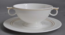 neuwertige Hutschenreuther Ballerine Arabesque Suppentasse mit Untertasse 2 tlg.