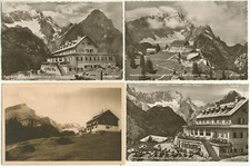 4 AK Kreuzeckhaus Adolf - Zoeppritz - Haus Garmisch Partenkirchen Bayern 189.1.