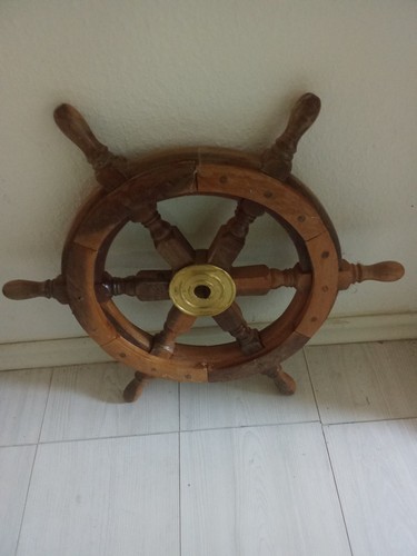 Steuerrad schiff holz - steuerrad,