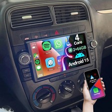 Android 15 Autoradio Für Fiat Grande Punto Linea 07-12 Apple Carplay GPS RDS 64G