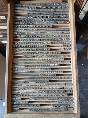 Bleilettern schreibschrift - bleilettern,