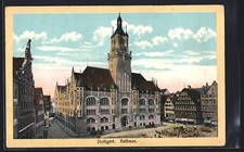 Ansichtskarte Stuttgart, Platz