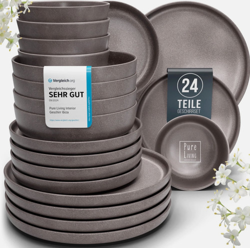 Pure living geschirrset - living, 6