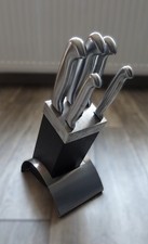 Messerblock schwarz/Edelstahl