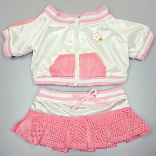 Build bear weiß rosa - a,