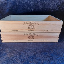 Weinkisten 2 Stck. " Saint-Exupéry " 6er flach zur Deko o. Aufbewahrung     # 55