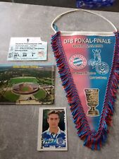 DFB Pokal Endspiel 1998 - MSV Duisburg - Bayern München - Wimpel - Ticket - 