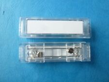 Klingeltaster, Kombitaster DAD, Renz, Lira, Sykon, glasklar, 74x22 mm