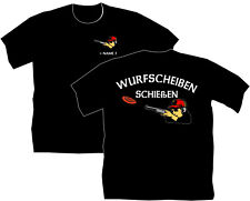 T Shirt Tontaubenschießen Wurfscheibenschießen Schützenverein Sportschießen 42