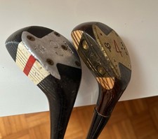 Vintage RAM Fairwayholz 3 + 4 - Linkshänder - 2 Golfschläger Nostalgie