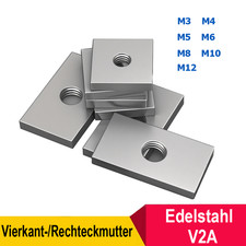 Vierkant-/Rechteckmutter