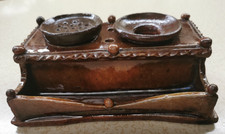 Antikes dekoratives süddeutsches Keramik  Schreibzeug !