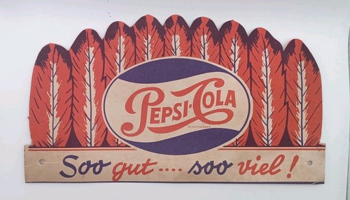 Uralte werbung antik pepsi - uralte,