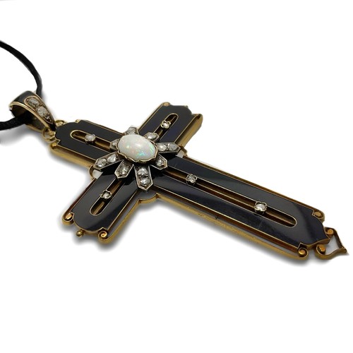 Antik gold onyx diamant - onyx, opal
