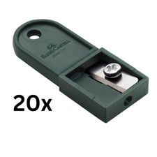 20 x Faber Castell Minenspitzer Anspitzer für TK Minen bis 2 mm grün 184100