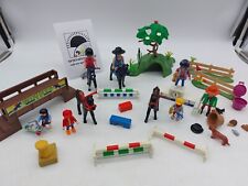Playmobil / Reiterhof - kleines Reitturnier mit Pferde, Figuren und Zubehör