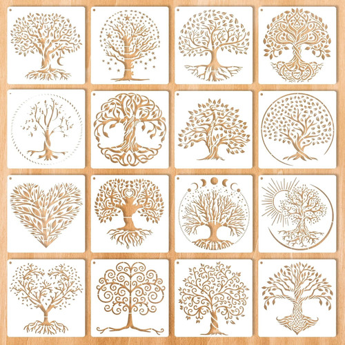 Stück baumschablonen baum - stück,