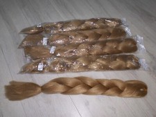 Kunsthaar Zopf Blond Fasching Haarteil Accessoire 5 Stück